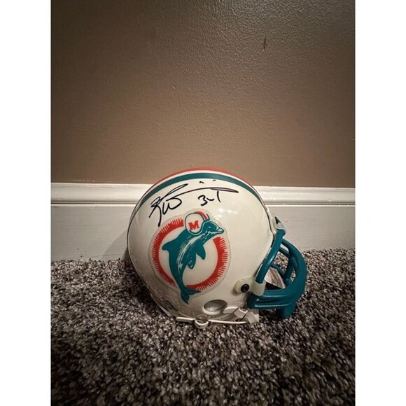 Ricky Williams signed autographed Miami Dolphins VSR4 Mini Helmet Beckett - Picture 1 of 6